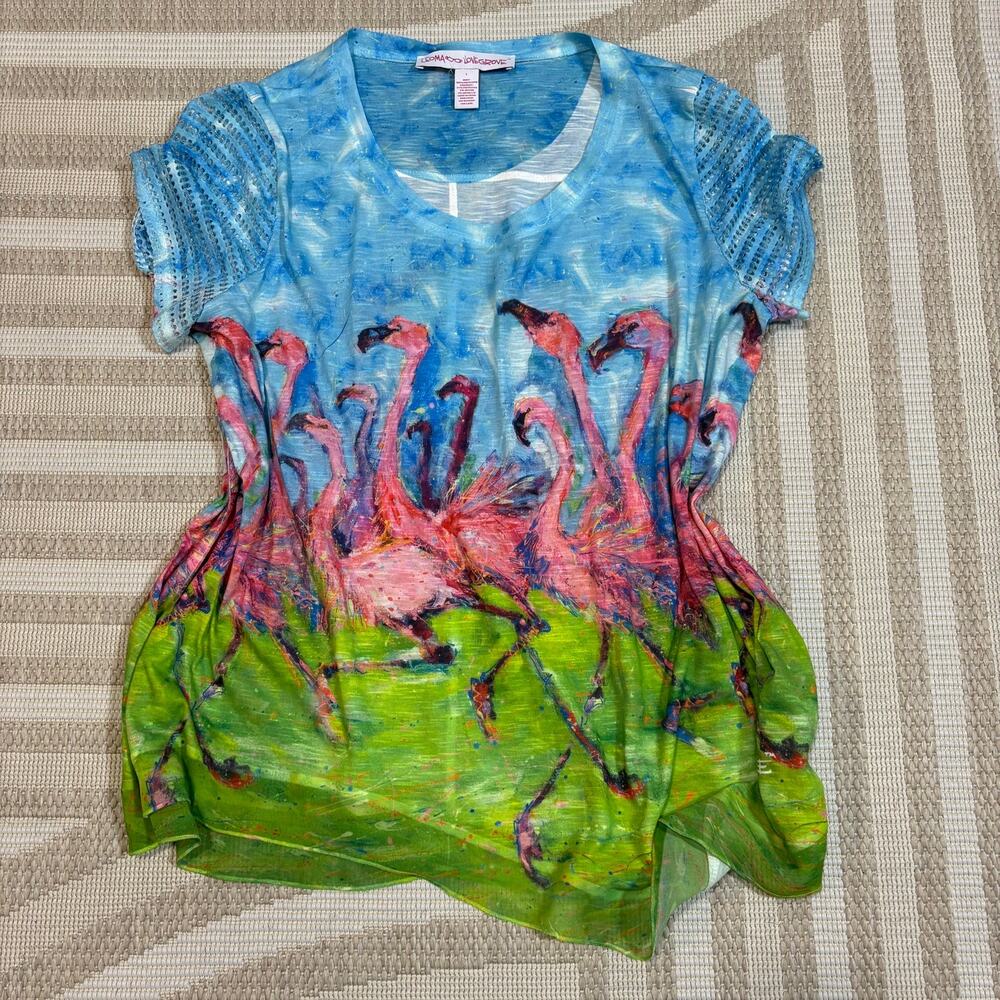 Leoma Lovegrove Flamingo Large Coastal Maximist Boho Florida Exclusive